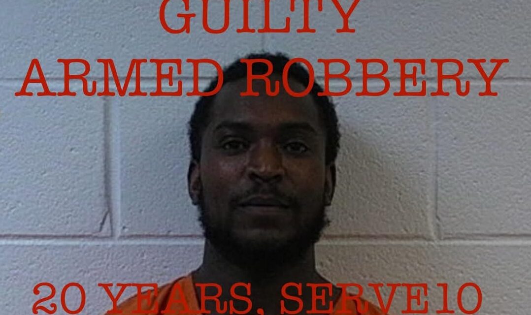 Cedartown Man Sentenced to 20 Years for Armed Robbery
