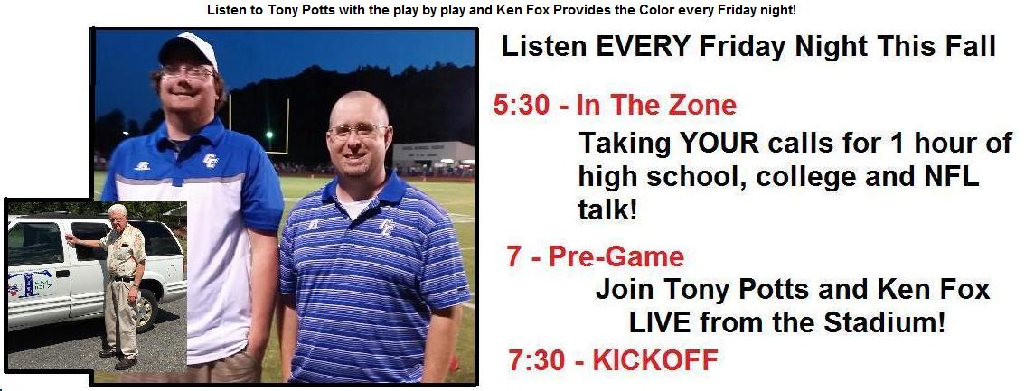 LISTEN LIVE! High School Football Games of the Week! – Week 10 Schedule