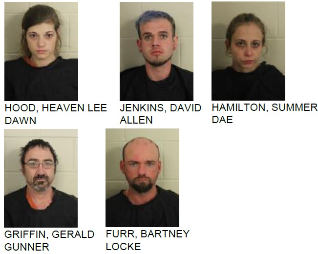 Five Arrested After Police Find Meth During Home Search
