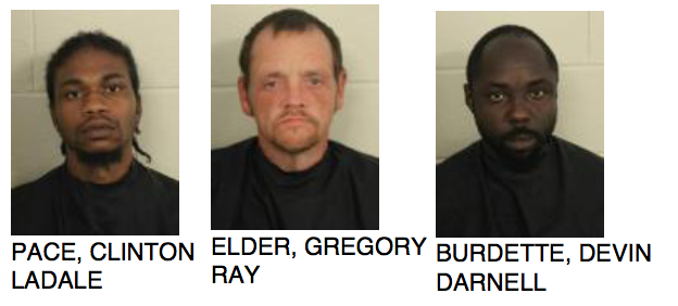 Three Men Arrested For Burglary