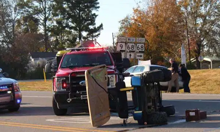 Man Struck by Car while Driving Golf Cart Dies