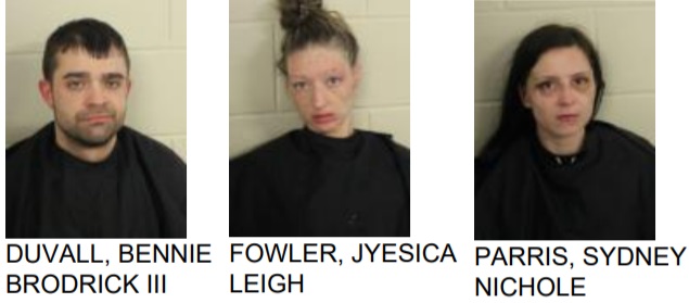 Three Arrested for Trafficking Meth in Silver Creek
