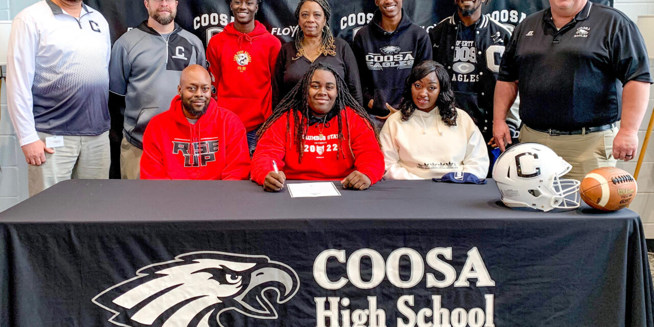 Coosa Senior Signs Football Scholarship