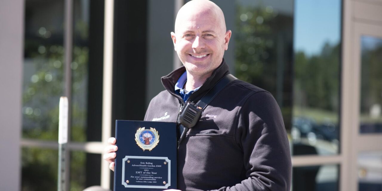 Boling Receives EMT of the Year Award