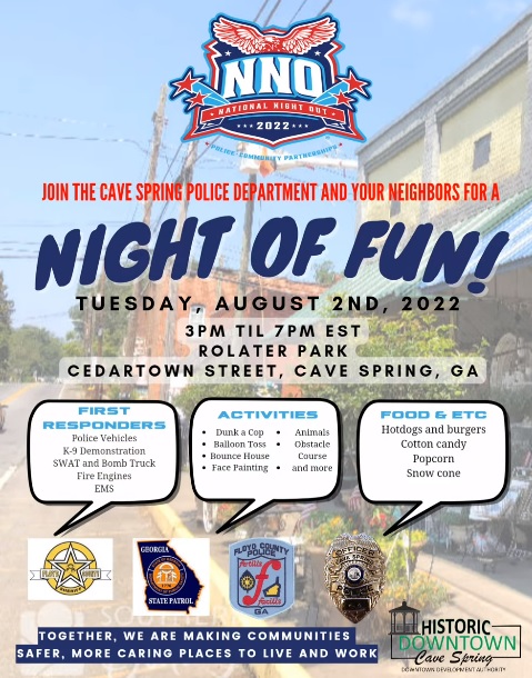 Cave Spring Joins National Night Out Party