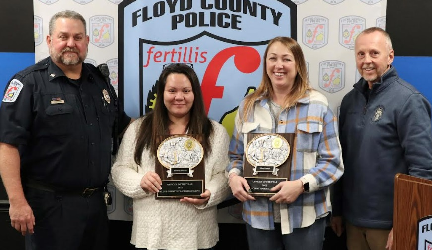 Floyd County Police Names Officer(s) of the Year
