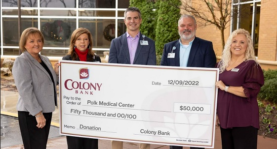 Polk Medical Center Receives $50,000 Donation