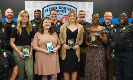 Floyd County Police SRO’s Honors Graduating Seniors