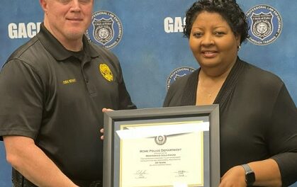 Rome Police Department Honored by GACP