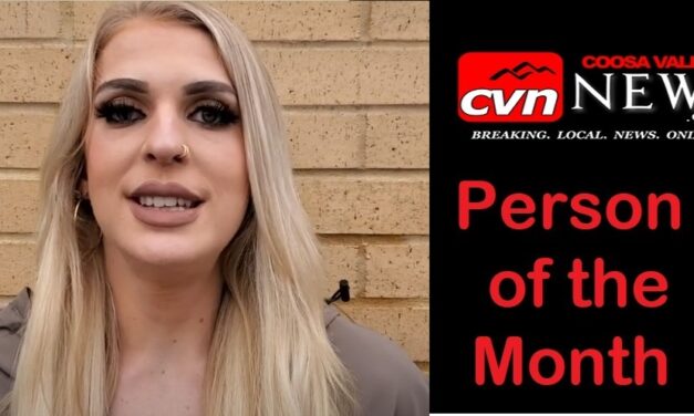 VIDEO: Coosa Valley News Person of the Month – Elizabeth Newberry