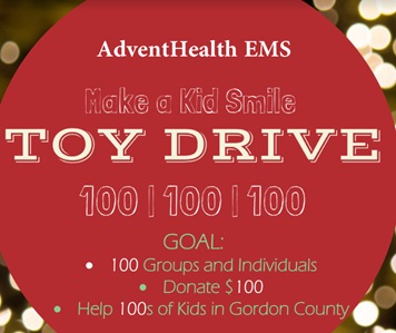 AdventHealth EMS Hosting Toy Drive for Children
