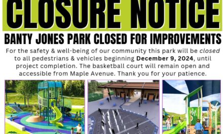 Banty Jones Park to Close, Undergo Renovations