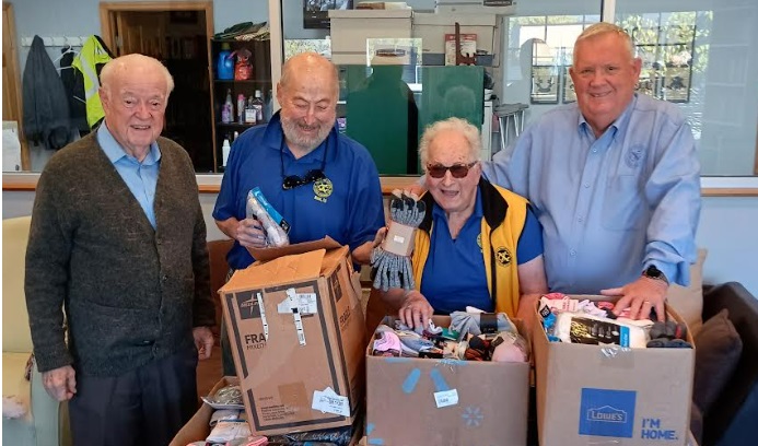 Exchange Club of Rome “Socks It To ‘Em”