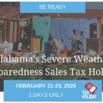 Alabama State Sales Tax Holiday this Weekend