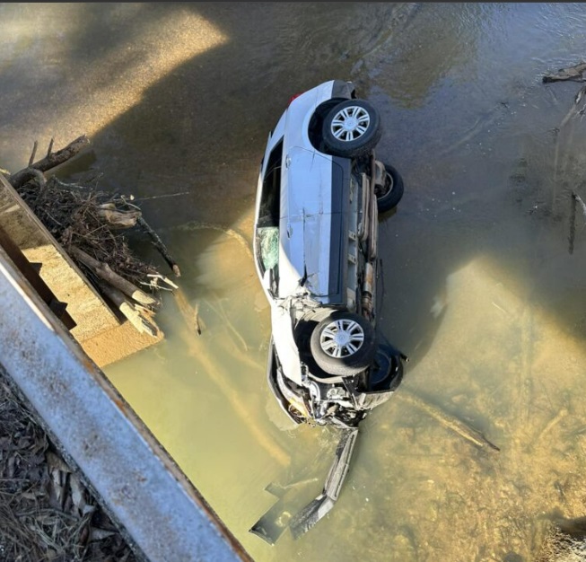 Female Saved From Submerged Vehicle In The Chattooga River