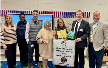 Heather Burnett Named 2025 FCS Gifted Teacher of the Year