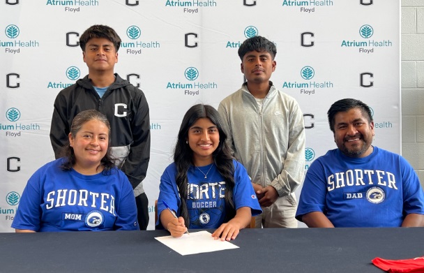 Coosa Soccer Star Signs to Play at Shorter University