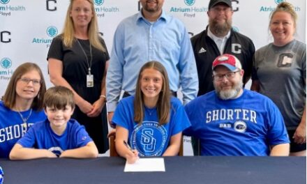 Coosa Cheerleading Star Signs to Compete at Shorter University