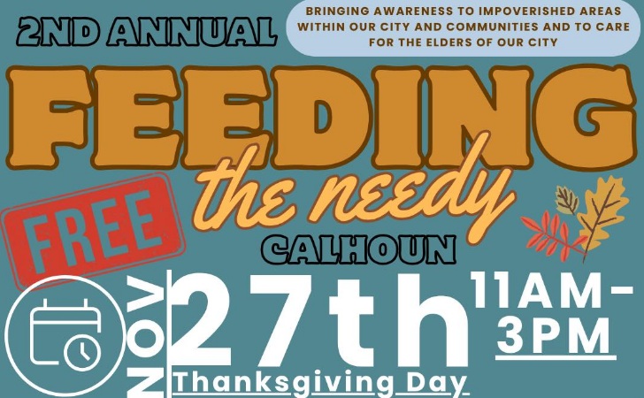 Feeding the Needy Calhoun Seeks Donations and Volunteers for Thanksgiving Event