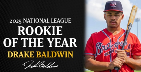 Former Rome Braves Player Named MLB Rookie of the Year