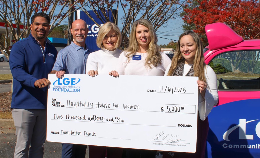 LGE Community Credit Union Donates $10,000 to Rome nonprofits