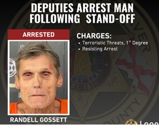 Deputies Arrest Man Following Standoff in Centre