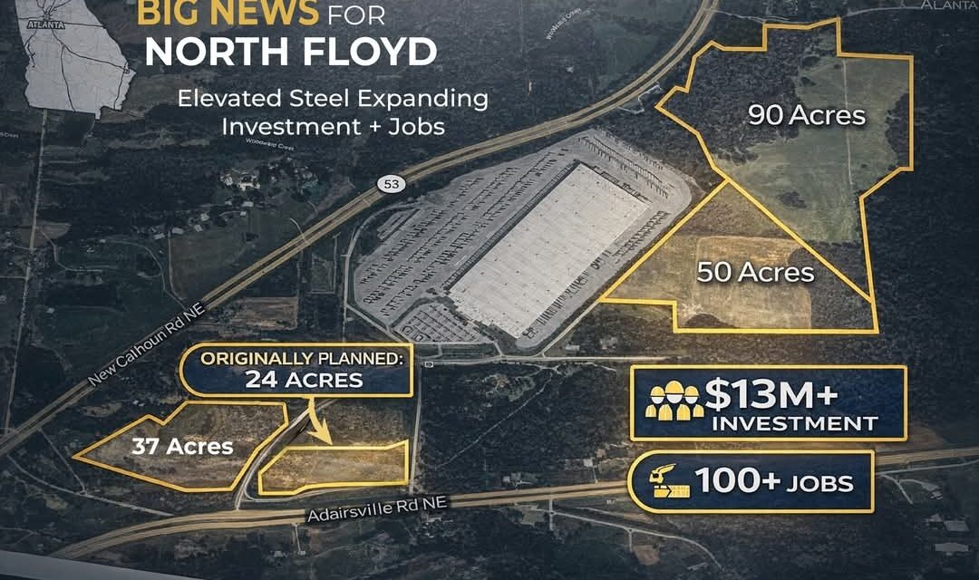 Elevated Steel Expands Plans with Larger Site Purchase in Floyd County
