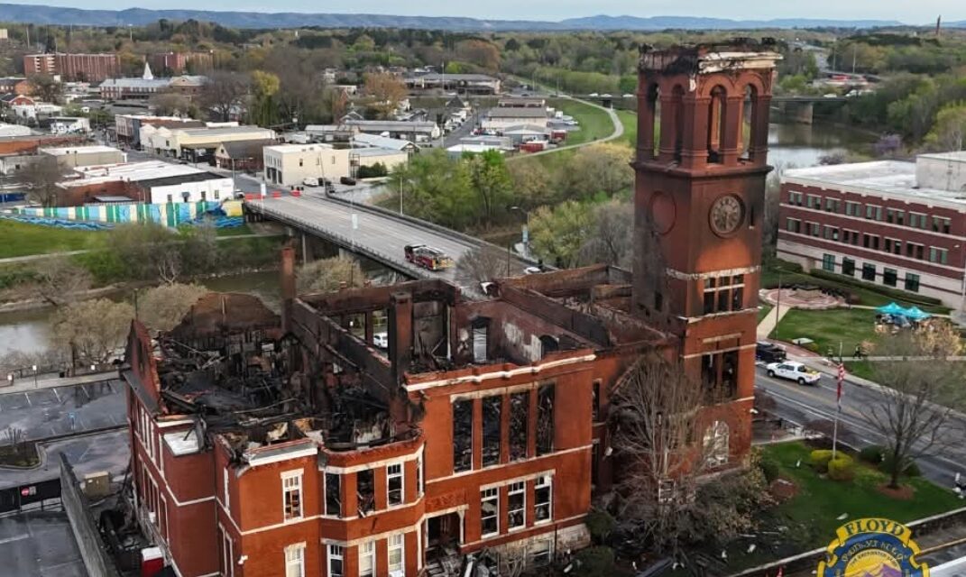 Contract Approved for Stabilization of Historic Floyd County Courthouse Pending Legal Review