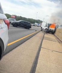 Deputy in Academy Helps Remove Driver from Burning Vehicle After Crash