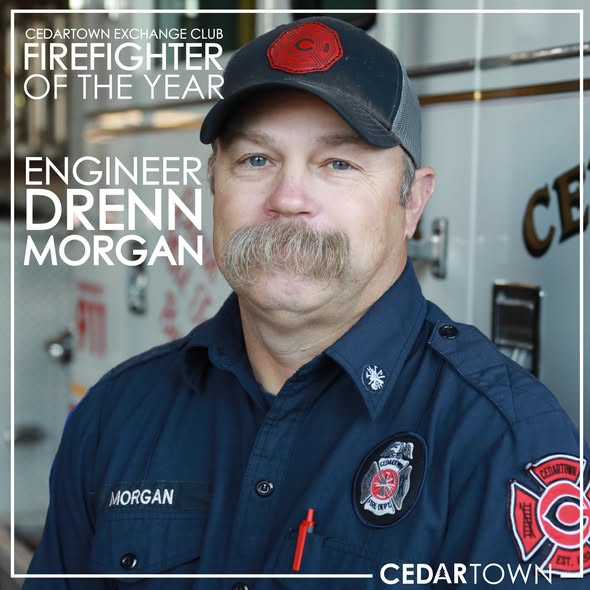 Cedartown Firefighter Drenn Morgan Honored as Firefighter of the Year for Service and Community Impact