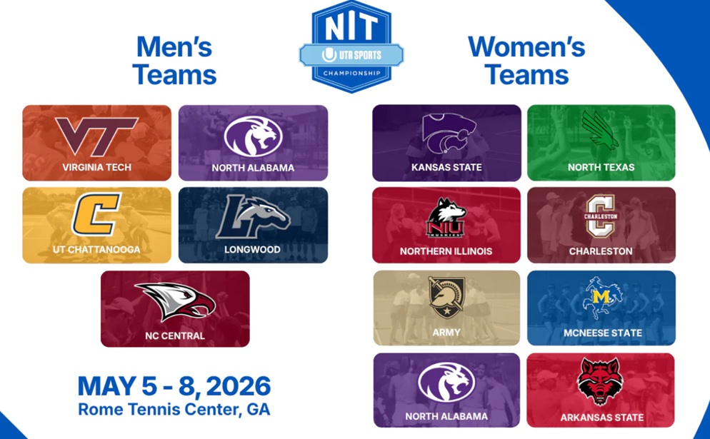 Rome Tennis Center to Host 2026 UTR Sports NIT Championship, Bringing National Spotlight and Economic Boost