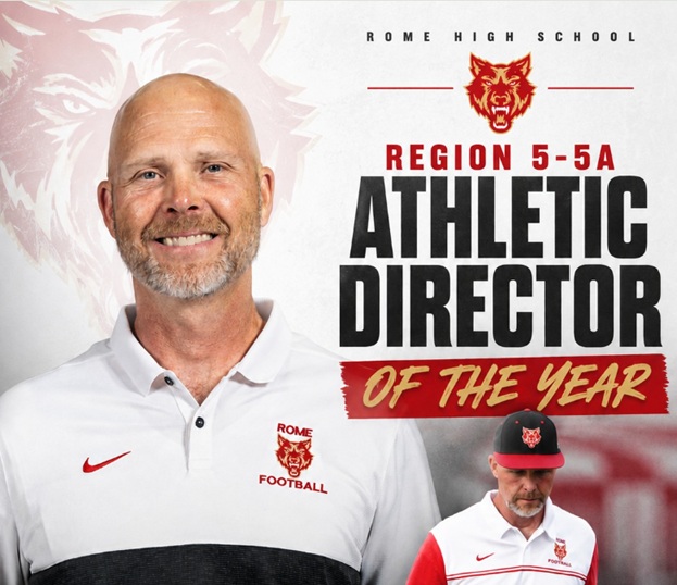 Rome High School’s Chris Boden Named Region 5-5A Athletic Director of the Year