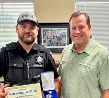 Gordon County Deputy Honored for Saving Suicidal Juvenile