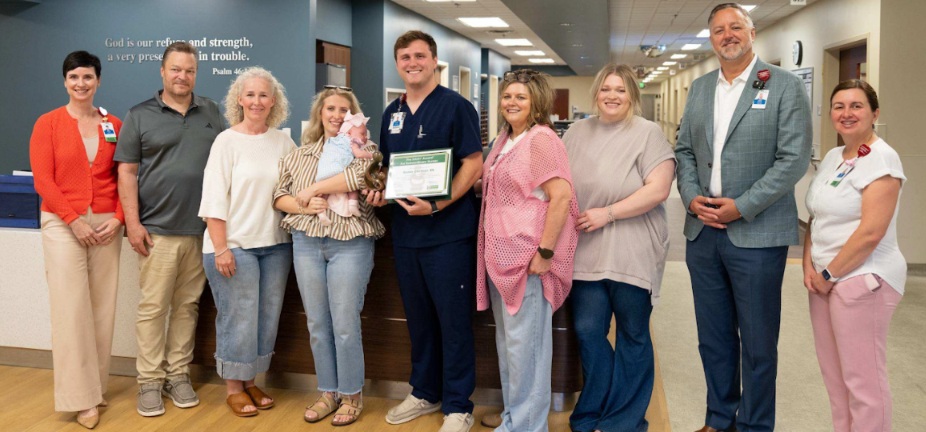 AdventHealth Gordon Honors Hunter Cochran, RN, with DAISY Award for Extraordinary Nurses