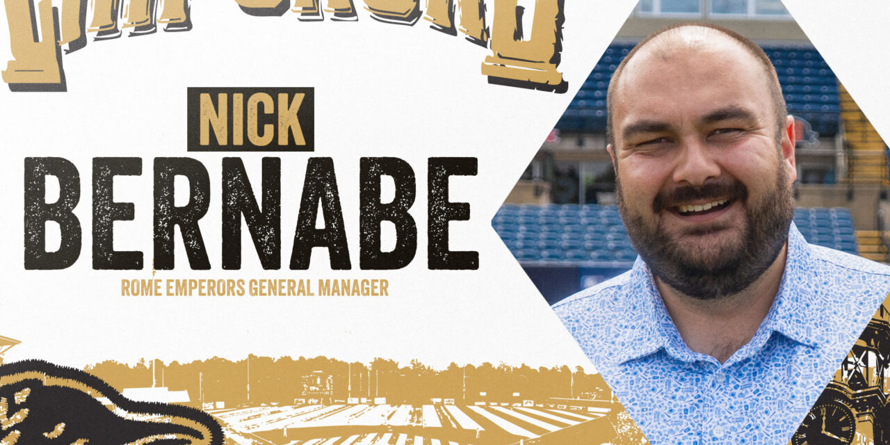 ROME EMPERORS WELCOME NICK BERNABE AS GENERAL MANAGER
