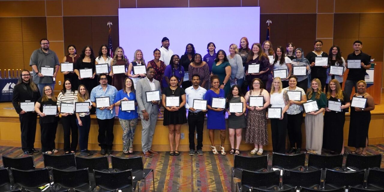 One hundred and six students were honored as the fall 2026 inductees into Georgia Northwestern Technical College’s (GNTC) chapter of National Technical Honor Society (NTHS).