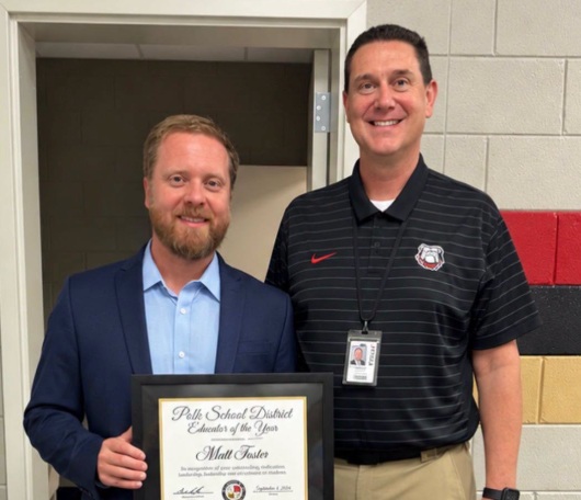 Cedartown Middle School Teacher Takes Top Educator Honor in Polk County