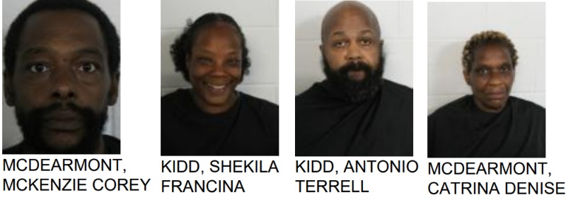Four Rome Residents Arrested After Drug Task Force Search Warrant Execution