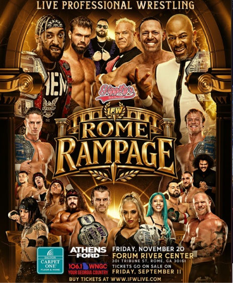 1FW Brings the Magic of Professional Wrestling Back to Rome’s Forum with “Rome Rampage”