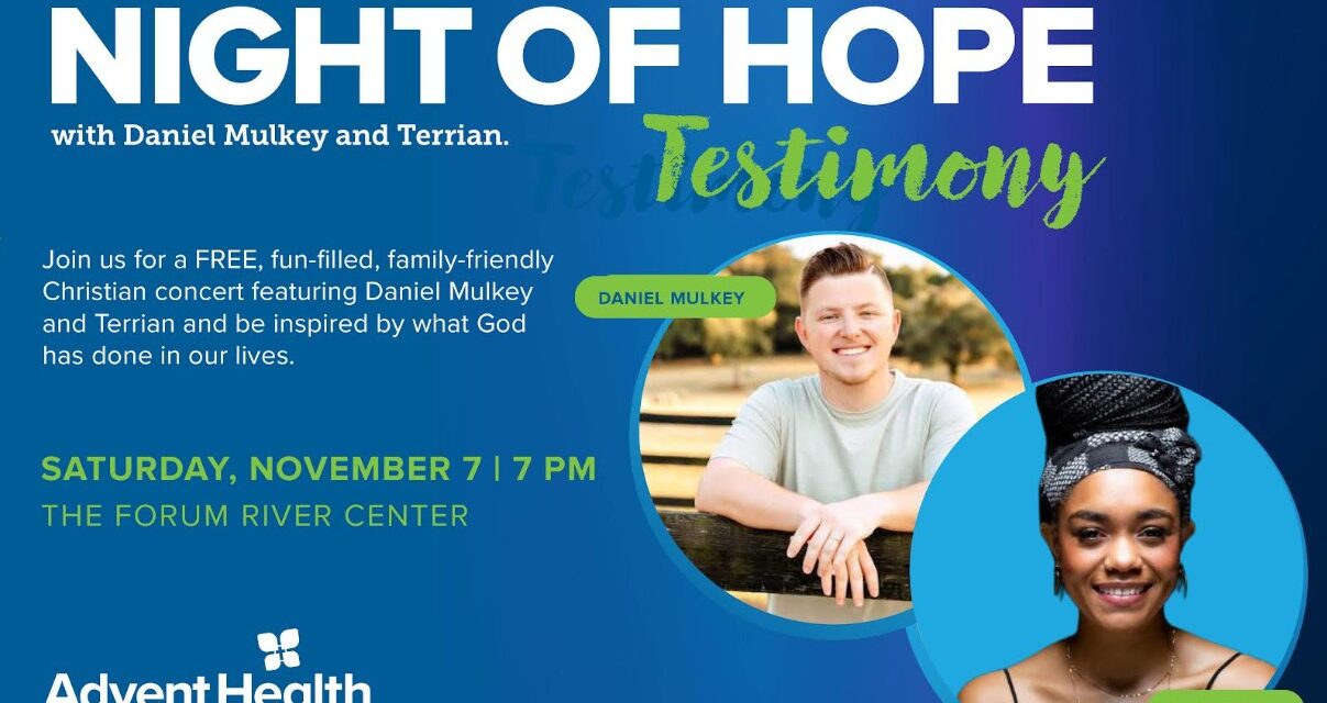 AdventHealth to Host “Night of Hope – Testimony” Free Concert for the Community